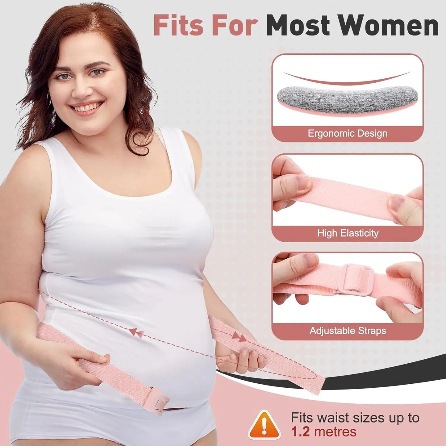 Menstrual Portable Heating Pad Waist Massager, 5-Level Hot Compress & 4-Level Vibration Waist Belt, Women'S Personal Care Appliances for Home & Travel #GLOBAL PICKS