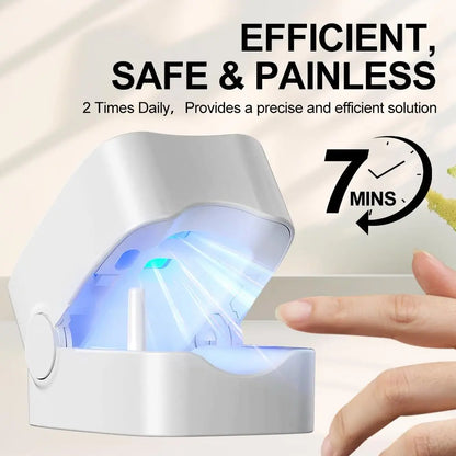 Nail Fungus Laser Treatment LED Light Device, 1 Box Nail Fungus Remover, Professional Nail Care Grooming Tool for Home Use