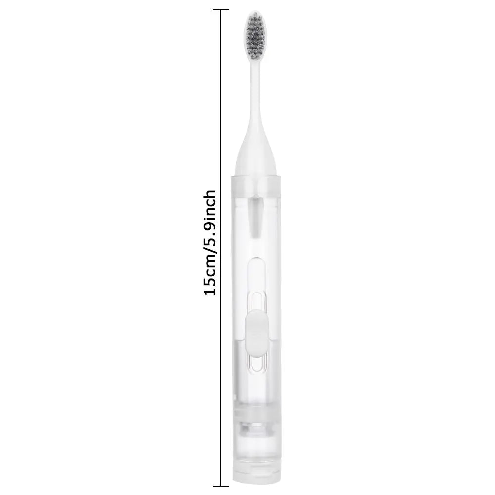 Portable Tongue Brush Oral Tongue Cleaner Soft Travel Hold Toothpaste Outdoor Tooth Brush Tooth Clean Tools Folding Toothbrush