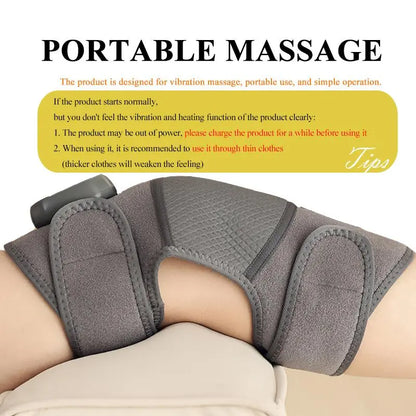 Portable Heating Massager, 1 Box Multifunctional Rechargeable Vibration Massager with Digital Display, Portable Pain Relief Massage Tool for Home & Office Use