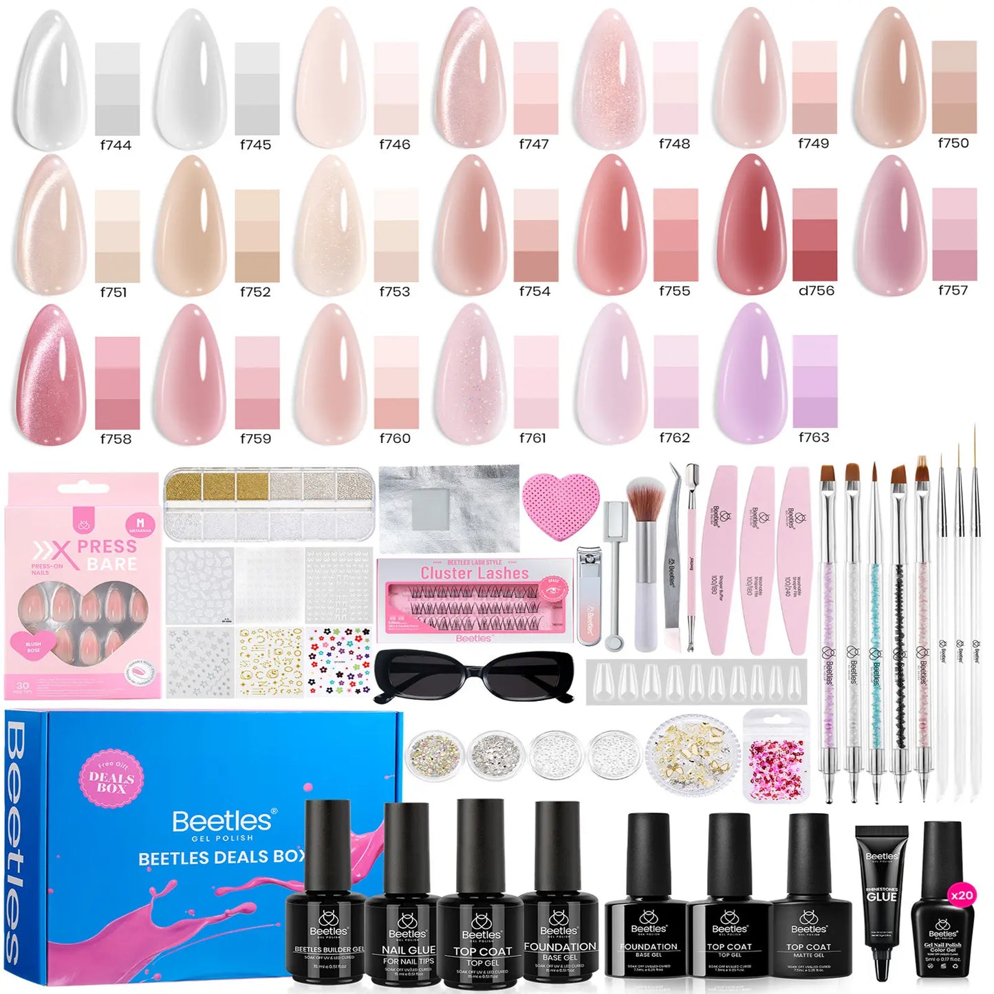 [Limited Edition]Beetles DEAL BOX Gel Nail Polish Gifts for Women Girls
