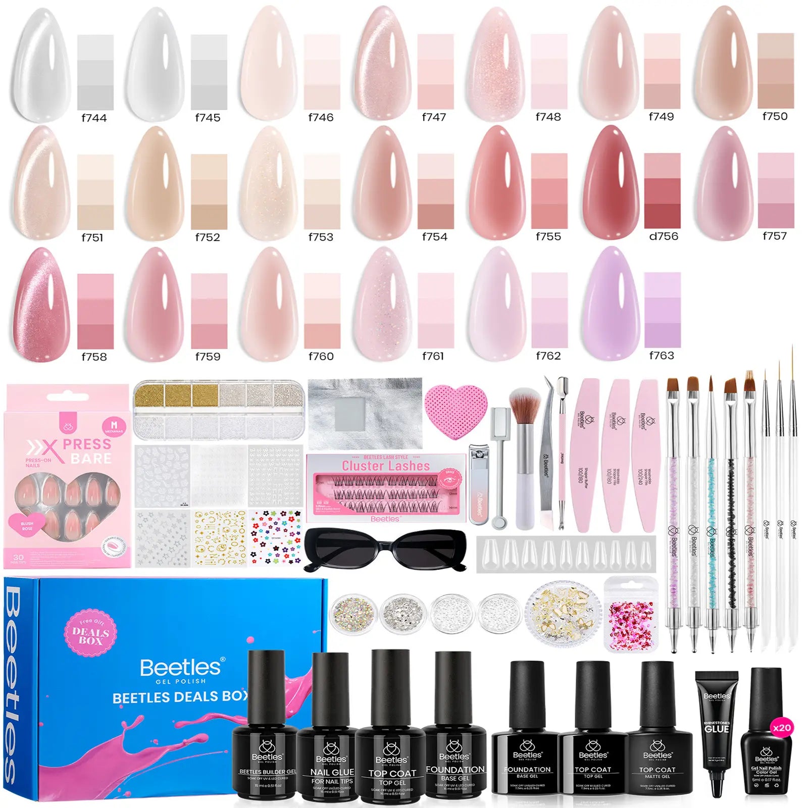 [Limited Edition]Beetles DEAL BOX Gel Nail Polish Gifts for Women Girls