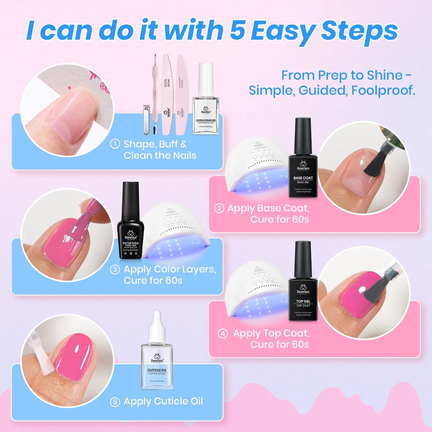 [Limited Edition]Beetles DEAL BOX Gel Nail Polish Gifts for Women Girls