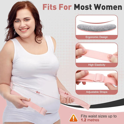 Menstrual Portable Heating Pad Waist Massager, 5-Level Hot Compress & 4-Level Vibration Waist Belt, Women'S Personal Care Appliances for Home & Travel #GLOBAL PICKS