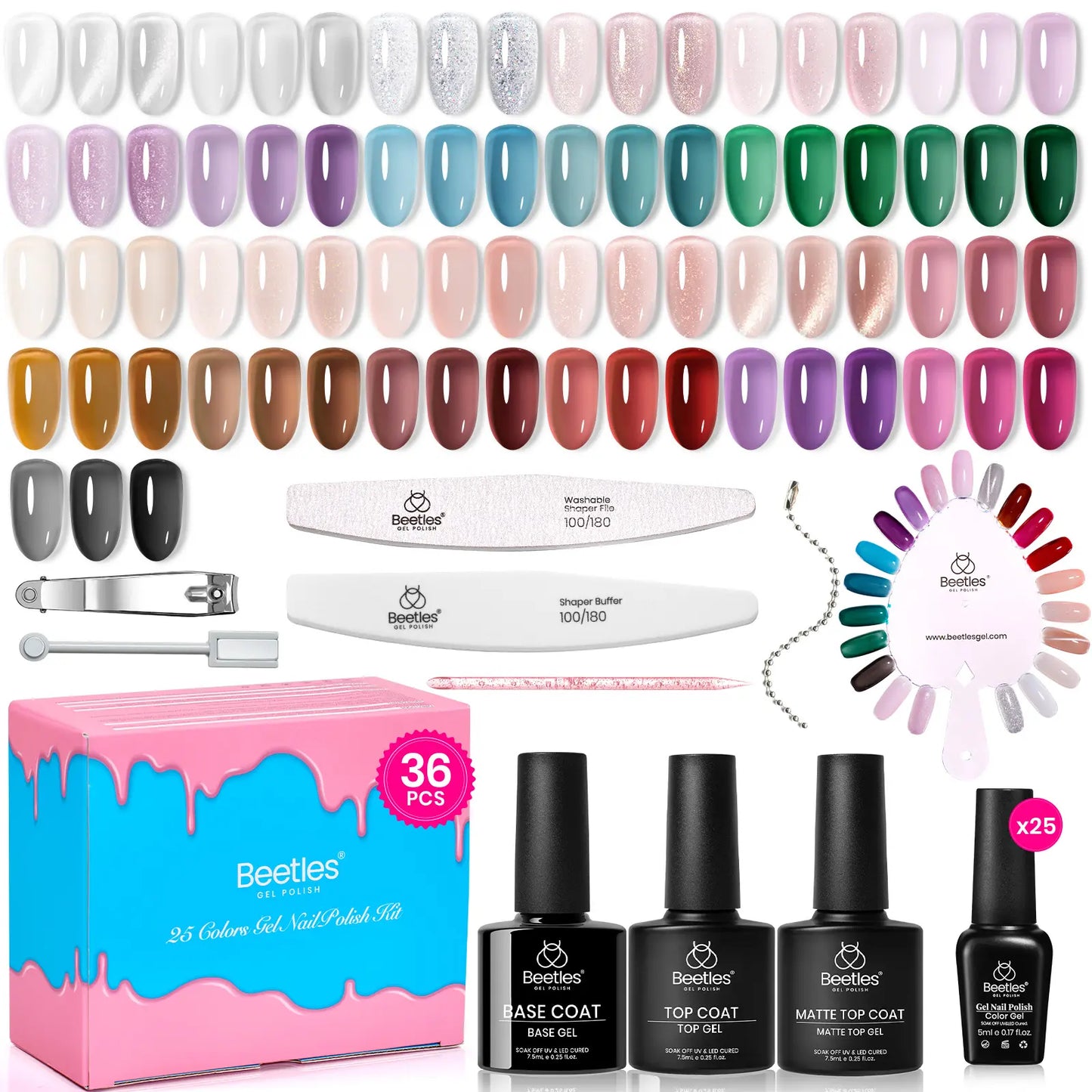 [Limited Edition]Beetles DEAL BOX Gel Nail Polish Gifts for Women Girls
