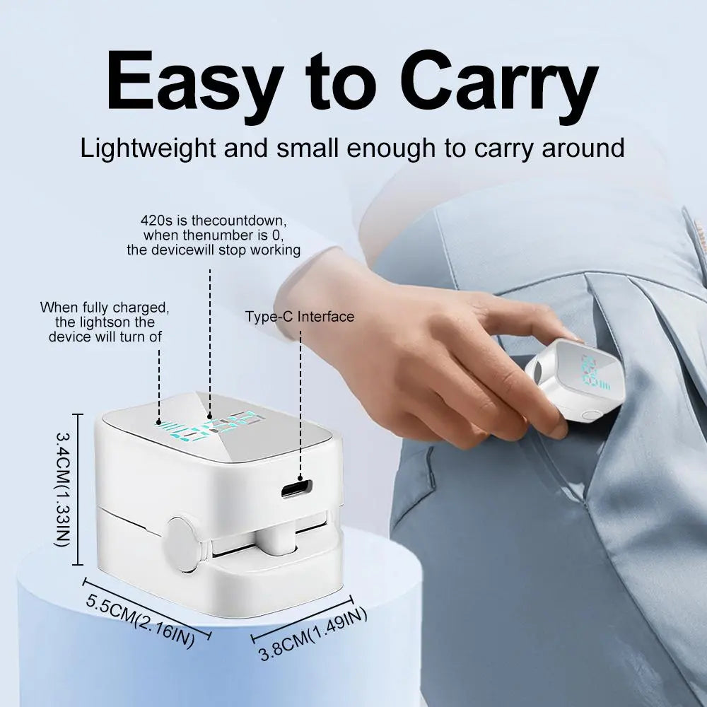 Nail Fungus Laser Treatment LED Light Device, 1 Box Nail Fungus Remover, Professional Nail Care Grooming Tool for Home Use