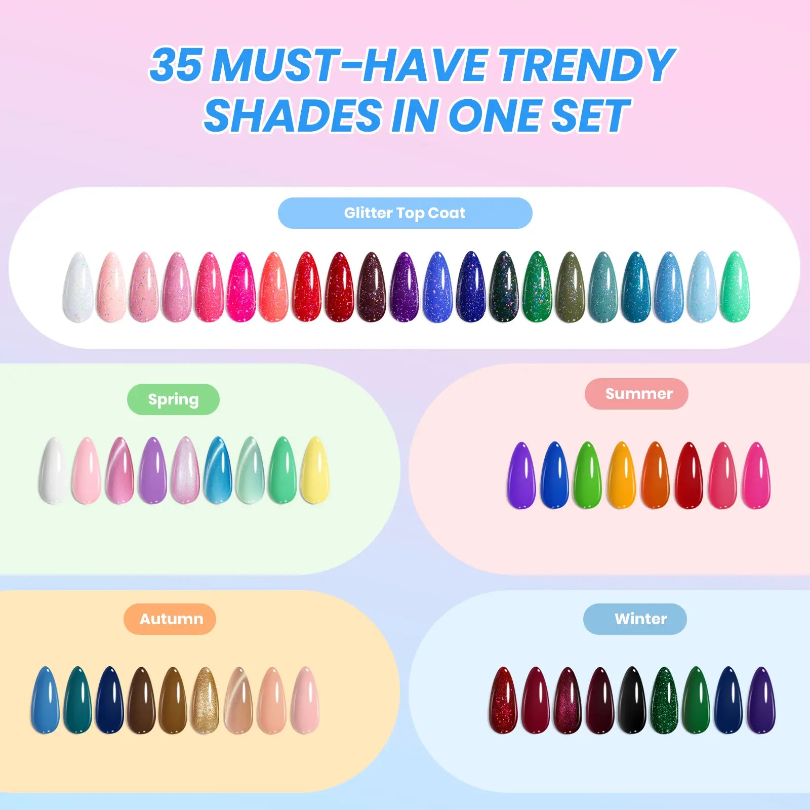 [Limited Edition]Beetles DEAL BOX Gel Nail Polish Gifts for Women Girls