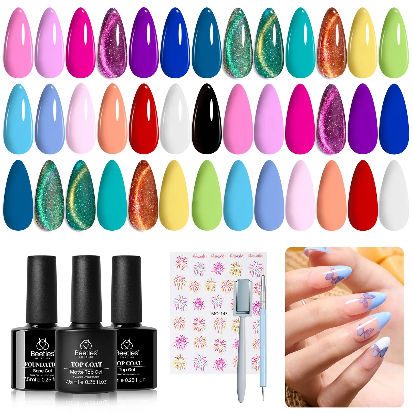 [Limited Edition]Beetles DEAL BOX Gel Nail Polish Gifts for Women Girls