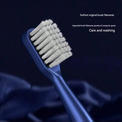 Electric USB Charging Toothbrush, 1 Count Soft Bristles Toothbrushes & 4 Counts Brush Head & 1 Count Charging Cable, Intelligent Cleaning Toothbrushes, Gift